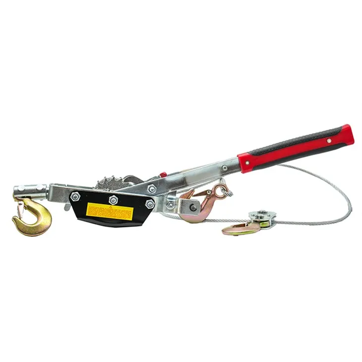 5T rokas vilcējs ar vienu pārnesumu trīs āķi